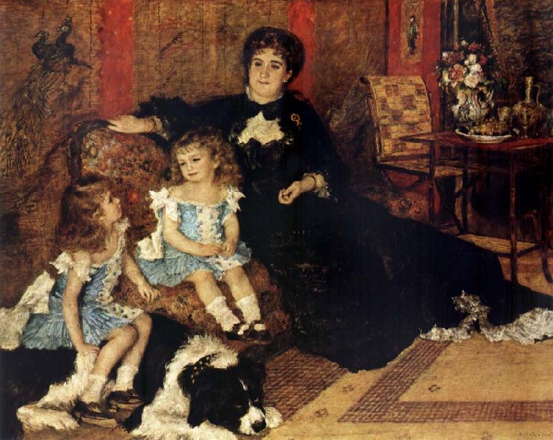 Pierre-Auguste Renoir Madame Charpenting and Children France oil painting art